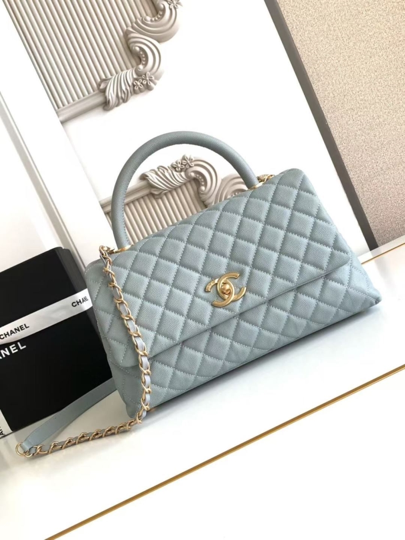 Ch**el top handle bags